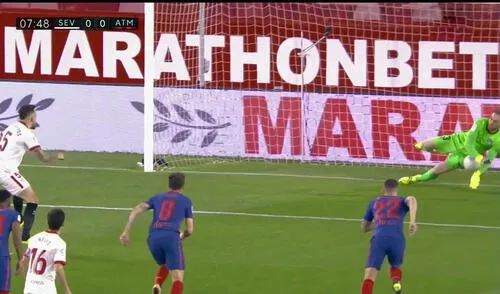 Oblak es portero blanquirrojo desde el 2014. Foto: captura de video/ESPN