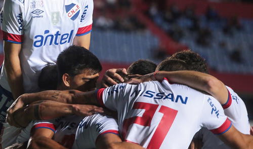 Nacional goleó a Rentistas en la primera final del Campeonato Uruguayo. Foto: Twitter