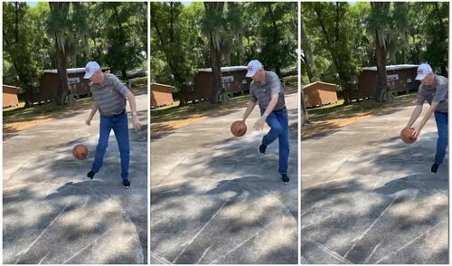 Jerry Flake sorprendió a usuarios en redes sociales por la precisión en sus tiros. Foto: captura de YouTube