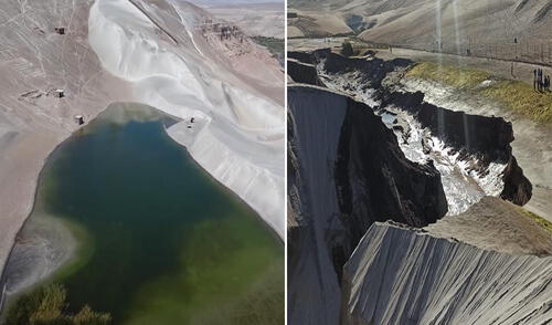Se presume que el cuerpo fue arrastrado por las aguas. Foto: Youtube / PNP.