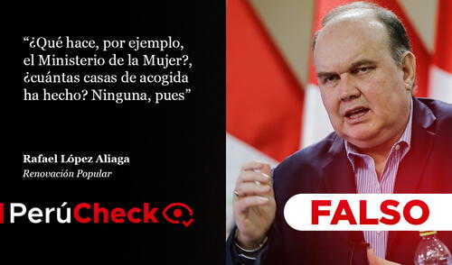 Es falso que no exista ninguna casa de acogida en el Perú, como dijo Rafael López Aliaga. Foto: composición