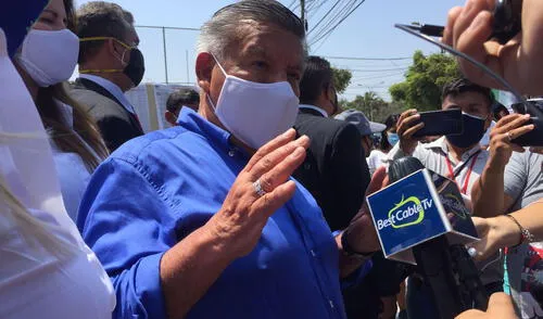 El candidato a la presidencia César Acuña postula por Alianza para el Progreso (APP). Foto: Gianella Aguirre/URPI-GLR