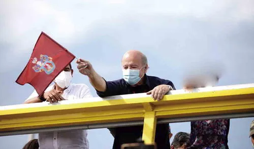 De Soto cerró su campaña electoral en Arequipa.