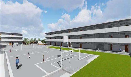 Tras su remodelación total el RAÑE será uno de los colegios más modernos de Trujillo. Foto: GRLL