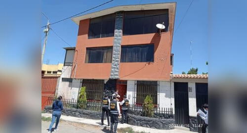 El operativo se realizó en el sector de Bellavista, en el distrito de Socabaya. Foto: PNP