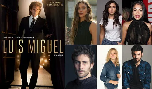Netflix renovó el elenco de la serie de Luis Miguel, que se estrena este 18 de abril. Foto: composición/difusión Netflix renovó el elenco de la serie de Luis Miguel, que se estrena este 18 de abril. Foto: composición/difusión