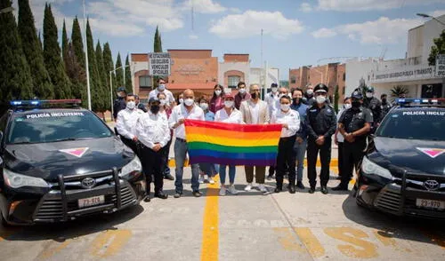 La unidad policial cuenta con dos patrullas, personal, un protocolo, y programa de capacitación y sensibilización. Foto: Twitter Gaby Gamboa