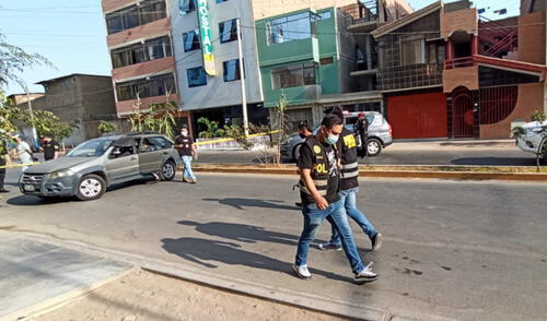 Agentes de la Policía ya seguían los pasos del malhechor. Foto: Joel Robles / URPI - LR