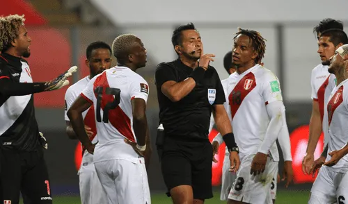 Julio Bascuñán fue muy criticado por su desempeño arbitral en el Perú vs. Brasil de la segunda fecha de las eliminatorias Qatar 2022. Foto: difusión