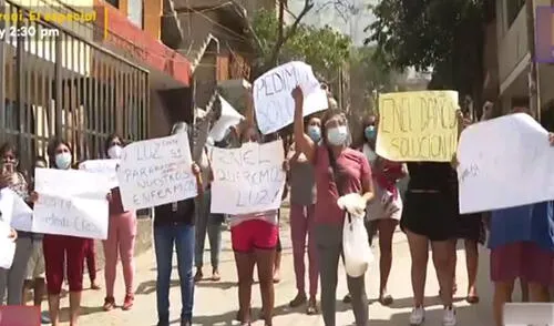 Enel se pronunció sobre este caso en el asentamiento humano San Hilarión. Foto: captura de Latina