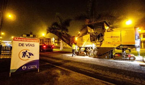 Las obras se realizarán en un horario nocturno. Foto: Andina