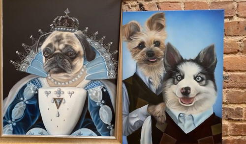 La mujer de 33 años se inspiró por primera vez en su propio perro. Foto: captura de YouTube