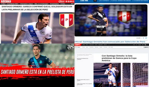Prensa mexicana reaccionó ante la convocatoria de Santiago Ormeño a la selección peruana. Foto: Difusión