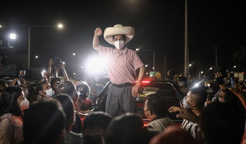 Castillo postula a la presidencia de la República con Perú Libre contra la candidata Keiko Fujimori de Fuerza Popular. Foto: Aldair Mejía/La República