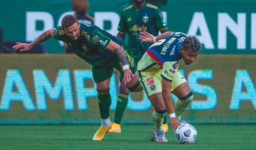 América empató 1-1 ante Portland por los cuartos de final de la Liga de Campeones de Concacaf. Foto: AFP América empató 1-1 ante Portland por los cuartos de final de la Liga de Campeones de Concacaf. Foto: AFP