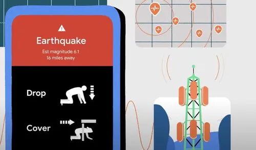 Esa alerta de terremoto de Android informará al usuario de la magnitud del sismo. Foto: Android