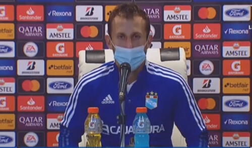 Calcaterra es jugador de Sporting Cristal desde el 2013. Foto: captura de video/Conmebol Libertadores