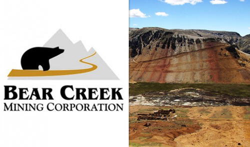 Bear Creek. Corani tiene un potencial de 49 millones de onzas de plata durante los tres primeros años de operaciones. Foto: difusión