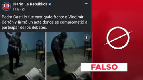 La verdadera publicación fue de una sanción a un hombre acusado de infidelidad. Foto: composición/La República