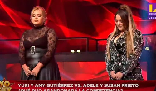 La dupla no sigue más en el programa de imitación. Foto: captura de Latina La dupla no sigue más en el programa de imitación. Foto: captura de Latina