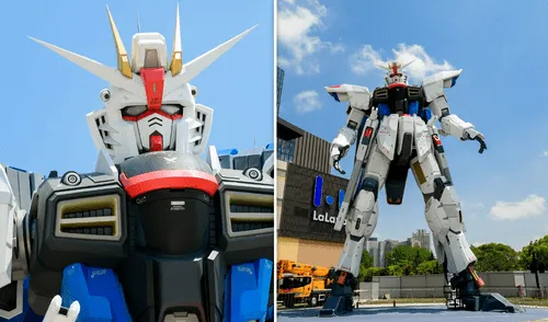 La estatua tiene una altura de 18 metros. Foto: Sotsu/Sunrise