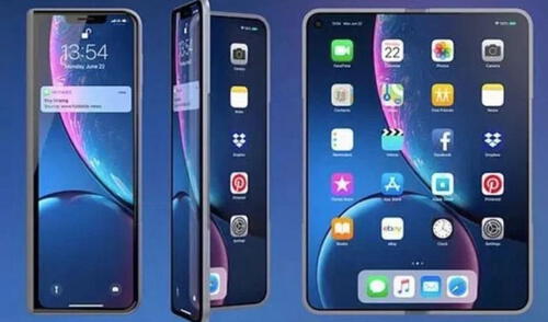 El iPhone plegable tendría una pantalla OLED DE 8 pulgadas que tendría una resolución QHD+. Foto: Computer Hoy
