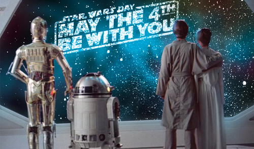May the force be with you, uno de los eventos más importantes de la comunidad Star Wars. Foto: Disney/Composición May the force be with you, uno de los eventos más importantes de la comunidad Star Wars. Foto: Disney/Composición