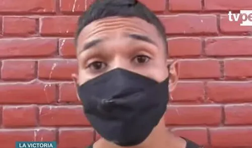 Carlos estaban Espinoza Campos, alias ‘Gato Negro’, aprovechaba la congestión vehicular para arrebatar celulares. Foto: captura de TV Perú Carlos estaban Espinoza Campos, alias ‘Gato Negro’, aprovechaba la congestión vehicular para arrebatar celulares. Foto: captura de TV Perú