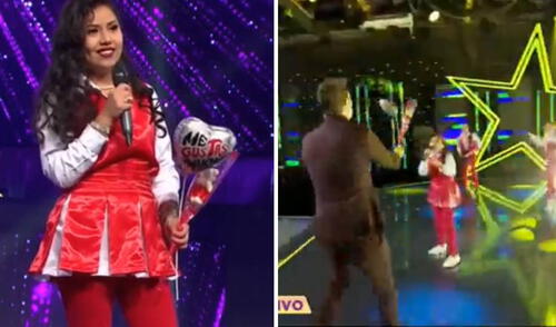 La 'Princesita Mily' sorprendió al interpretar "Te quiero hablar de amor". Foto: captura de Latina