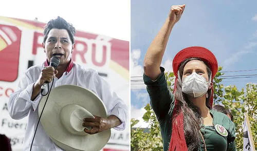 Aporte y respaldo. Castillo no quiere aparecer solo, frente a los respaldos a Keiko Fujimori. Mendoza y JP podrían facilitar cuadros técnicos al movimiento de Castillo. Foto: composición La República