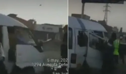 Hecho se registró en la cuadra 12 de la avenida Defensores de Lima. Foto: captura de América Noticias