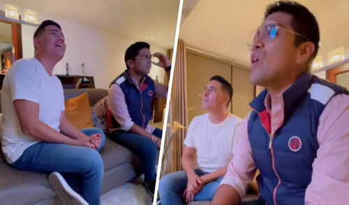 Los cantantes impresionaron con su versión del tema. Foto: Pedro Loli/Instagram
