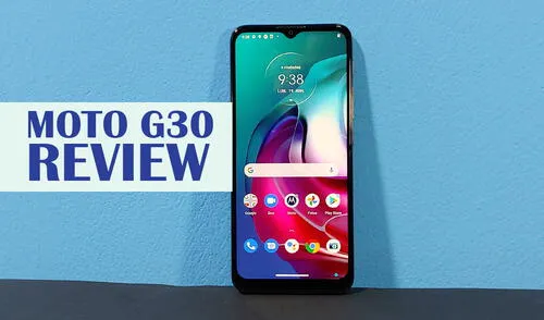 Diseño del Moto G30. Foto: Edson Henriquez