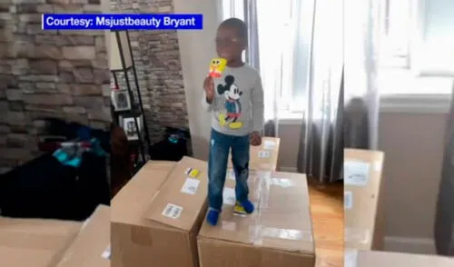 Noah Bryant llevó su fanatismo por Bob Esponja a otro nivel. Luego gran cantidad de personas empatizaron con él y su madre en una campaña de GoFundMe. Foto: ABC7NY