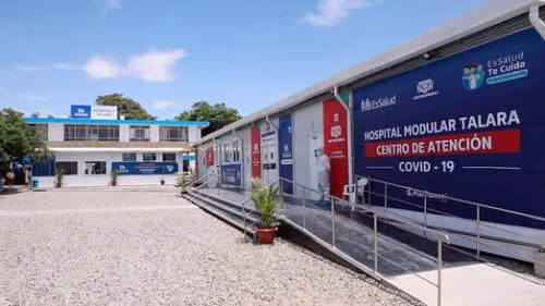 Hospital Modular Talara cumple un rol estratégico en la lucha contra la COVID-19. Foto: difusión