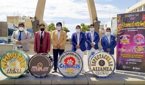 Cuatro agrupaciones musicales participarán en el evento. Foto: GORE Tacna