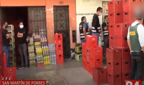 Sujetos esperaban huir en una motocicleta. Foto: captura de Panamericana