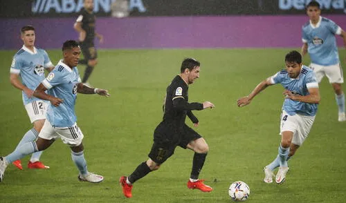 En octubre del año pasado, Barcelona goleó 3-0 al Celta. Foto: EFE