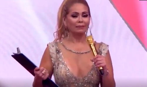 En la reciente edición de su programa, la conductora de TV realizó el solidario aporte para pacientes con COVID-19. Foto: captura/América TV En la reciente edición de su programa, la conductora de TV realizó el solidario aporte para pacientes con COVID-19. Foto: captura/América TV