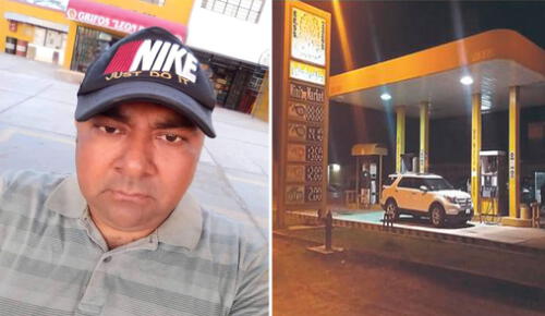 Jorge Luis Montero Garay (46) fue asesinado cuando trabajaba en grifo de Olmos. Foto: Composición La República