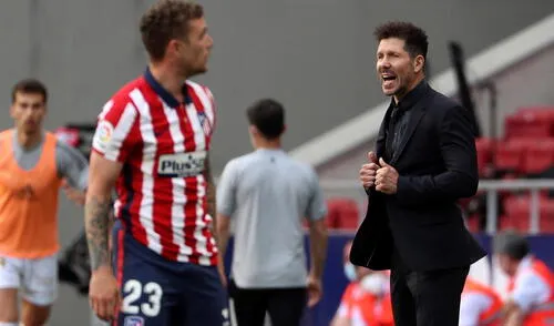 Diego Simeone sumó su victoria número 25 en LaLiga 2021. Foto: EFE Diego Simeone sumó su victoria número 25 en LaLiga 2021. Foto: EFE