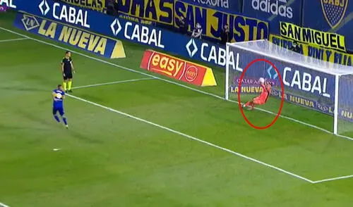 Edwin Cardona erró el tercer penal de Boca ante River. Foto: ESPN Edwin Cardona erró el tercer penal de Boca ante River. Foto: ESPN