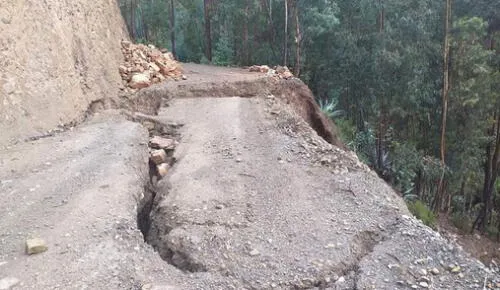 Lluvias afectaron la transitabilidad en la zona. Foto: COER Áncash