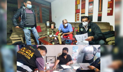 Intervención inició al promediar las 10.00 p. m. Foto: Cortesía DIRCOCOR PNP Intervención inició al promediar las 10.00 p. m. Foto: Cortesía DIRCOCOR PNP