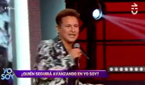 El participante de Yo soy Chile lució su lado rockero en el escenario del programa de imitación. Foto: captura/Chilevisión