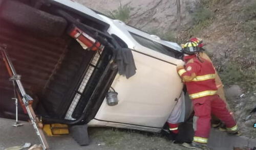Aún se desconocen las causas del accidente de tránsito. Foto: Noticias de Ica Aún se desconocen las causas del accidente de tránsito. Foto: Noticias de Ica