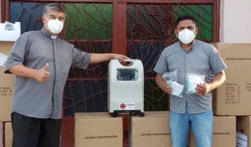 Concentradores ya se reparten en Piura y Lima. Foto: OxigenforPeru/Facebook