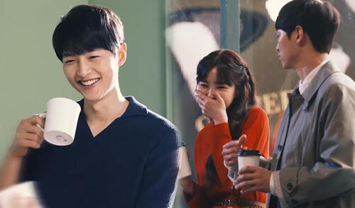 "Happen" se estrenó el 20 de mayo. Song Joong Ki filmó con Heize poco después de completar el drama Vincenzo. Foto: composición/P-Nation "Happen" se estrenó el 20 de mayo. Song Joong Ki filmó con Heize poco después de completar el drama Vincenzo. Foto: composición/P-Nation