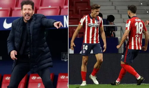 Simeone ya ganó una liga como entrenador de Atlético de Madrid. Foto: composición/EFE Simeone ya ganó una liga como entrenador de Atlético de Madrid. Foto: composición/EFE