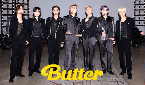 BTS viene registrando números favorables tras el lanzamiento de su single "Butter". Foto: composición LR / HYBE